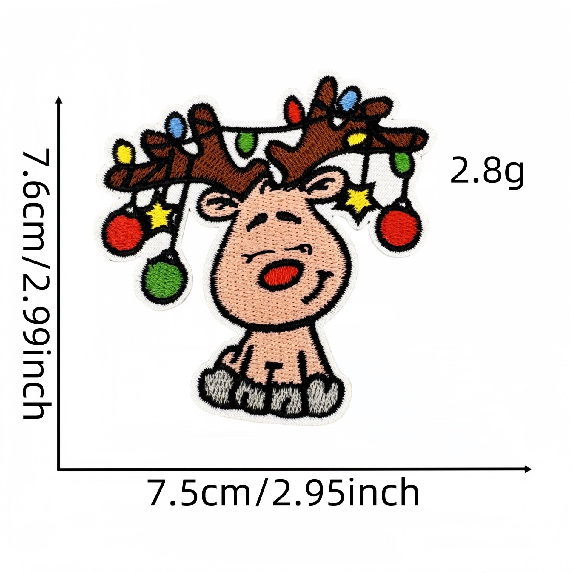 Wholesale Christmas Series Embroidered Cloth Patch Cartoon